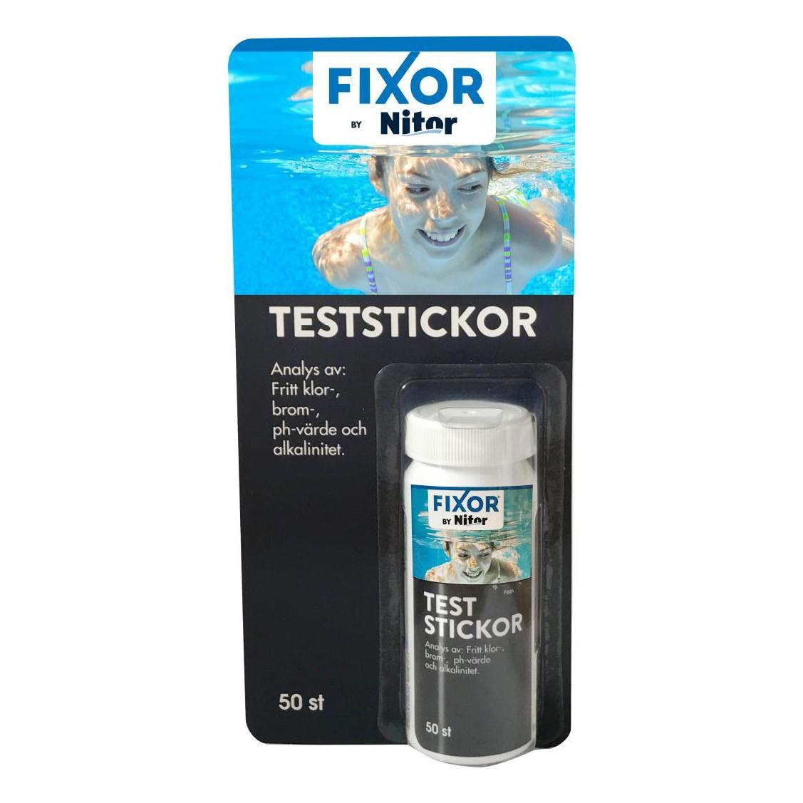 Teststickor Fixor by Nitor Klor/brom/pH