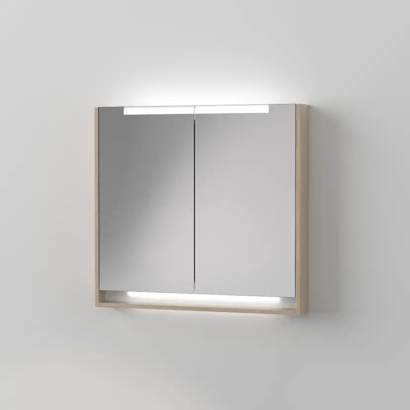 Spegelskåp DuoBad Gripen 80 med LED