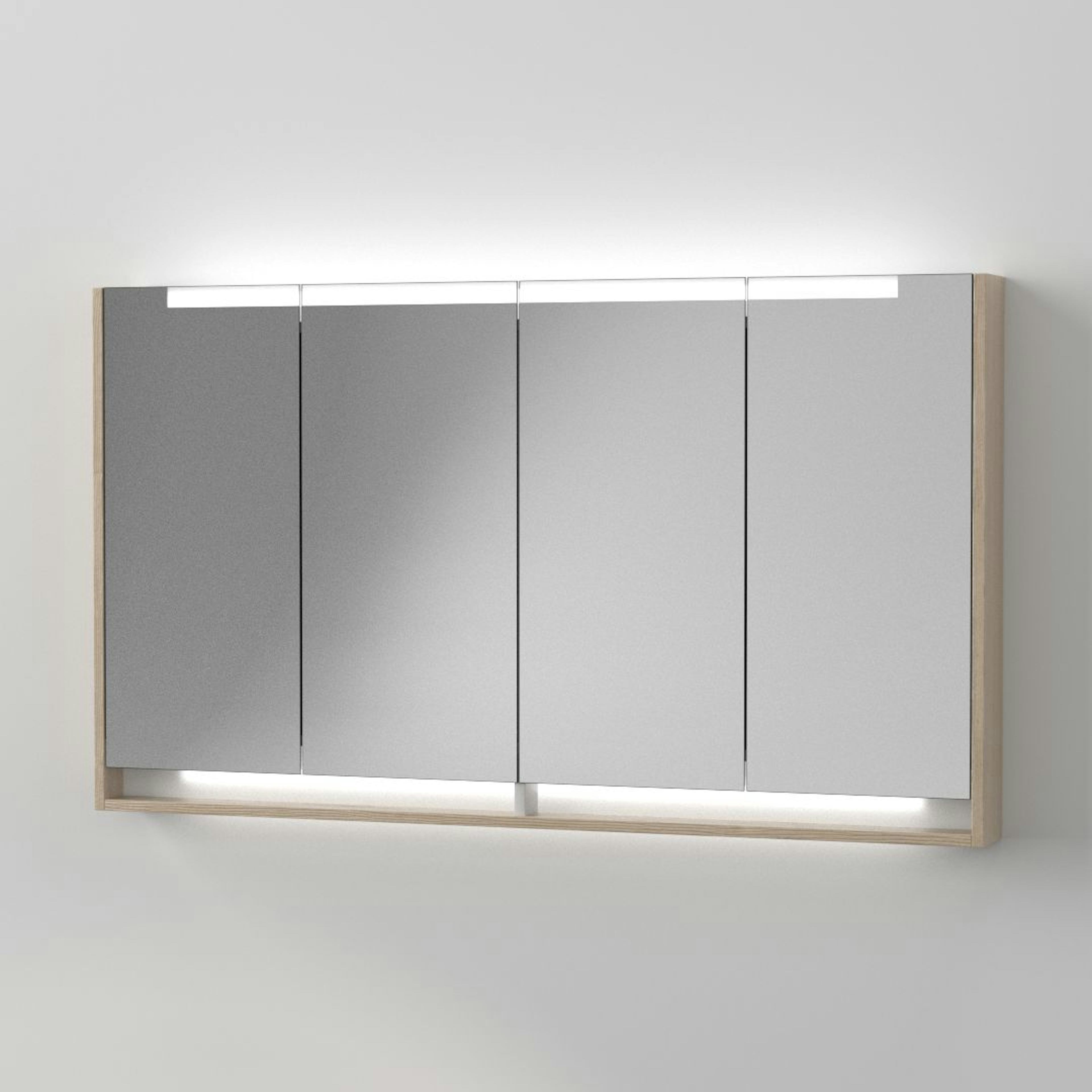 Spegelskåp DuoBad Gripen 130 med LED