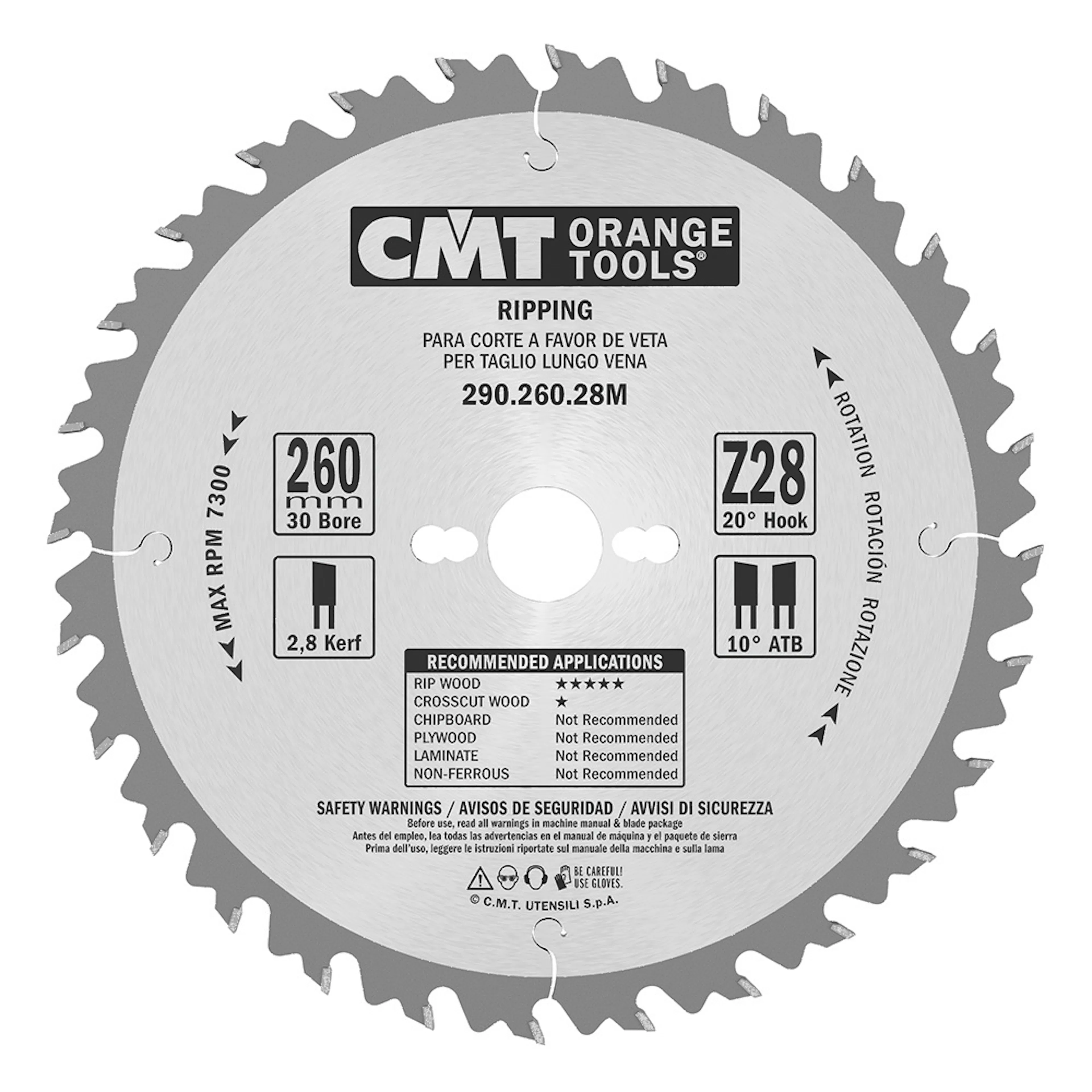 Sågklinga CMT Orange Tools Klyvning