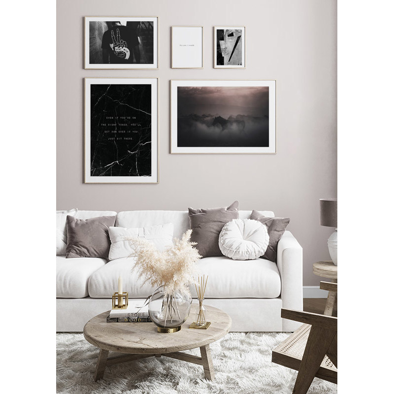 Poster Gallerix Sunset Horses