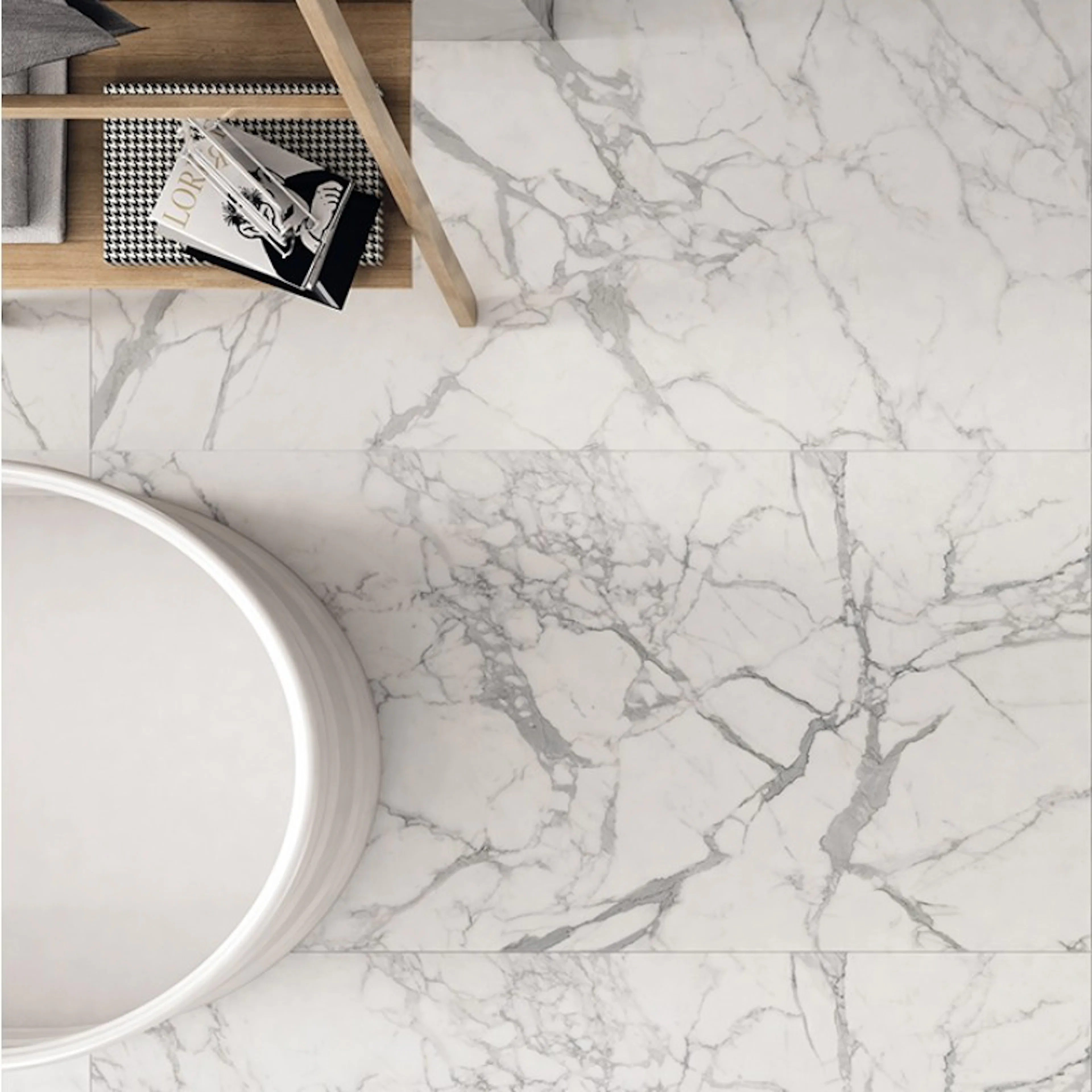 Klinker Ceramiche Keope Elements Lux Calacatta Vit 30x60 cm