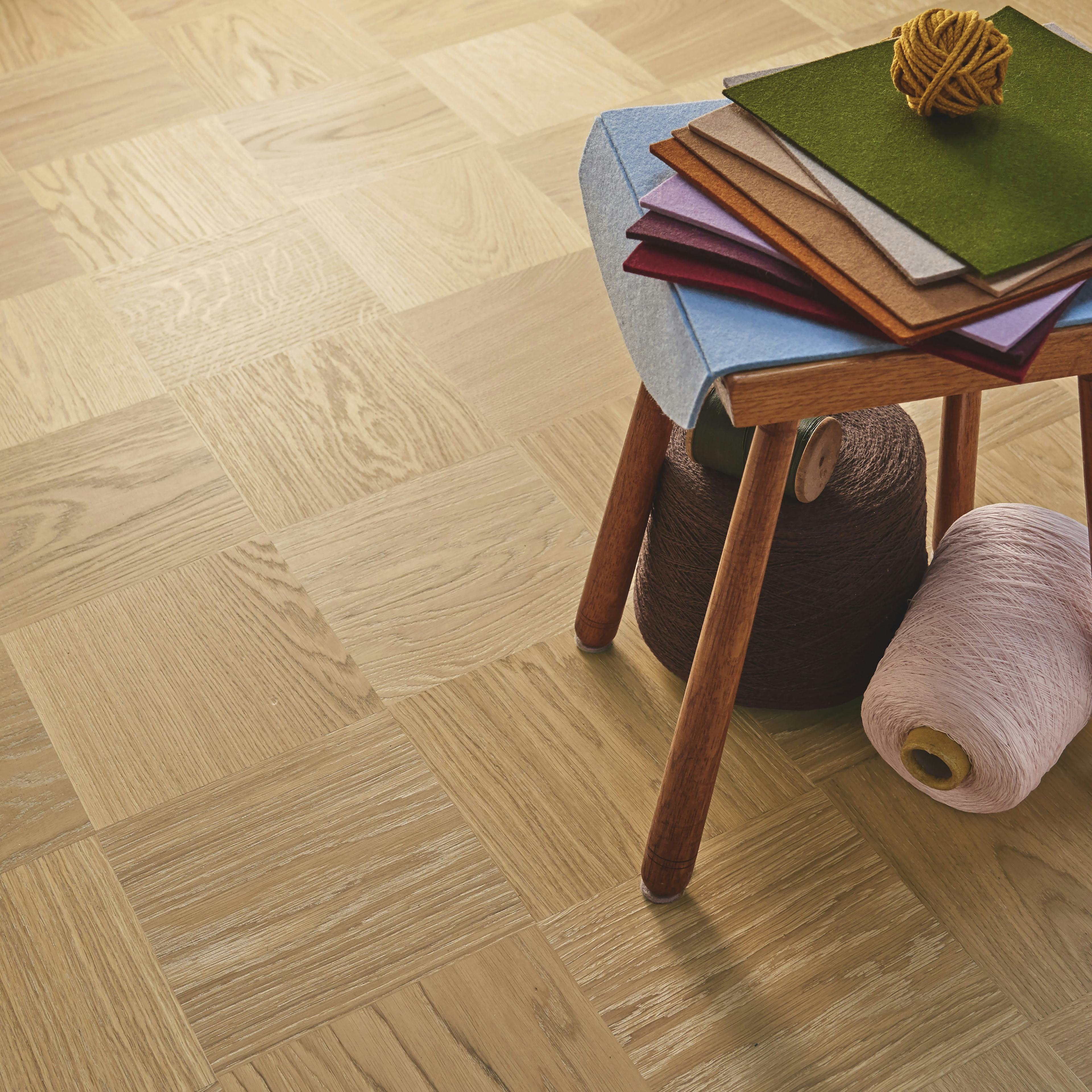 Trägolv Tarkett Atelier Collection Noble Oak Soho, Hårdvaxoljat Parkettgolv