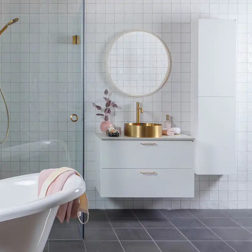 Kakel Natucer Ceramica Natural Stow Bianco Vit 10x10 cm