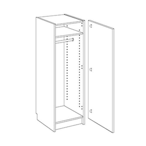 2st Extrahyllor ElitGarderob Singel