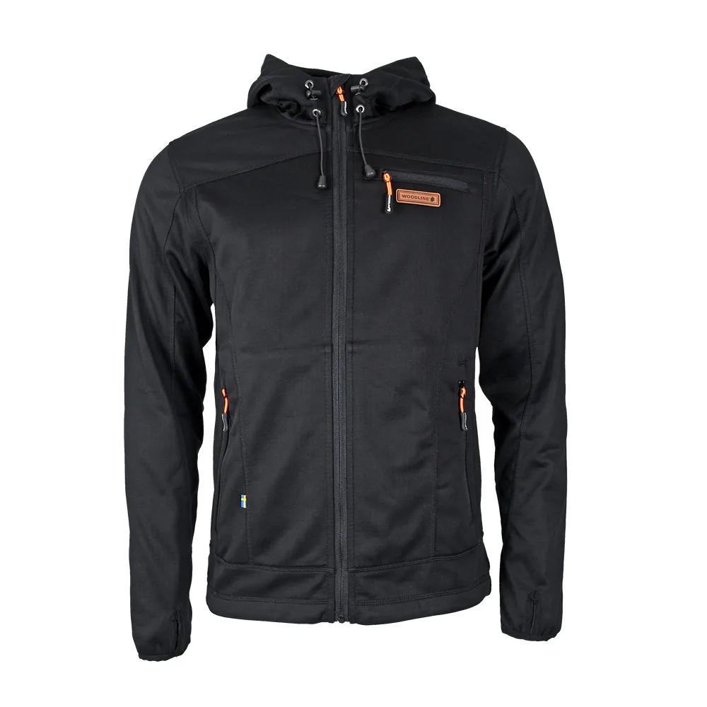Fleecejacka Woodline Optima Svart