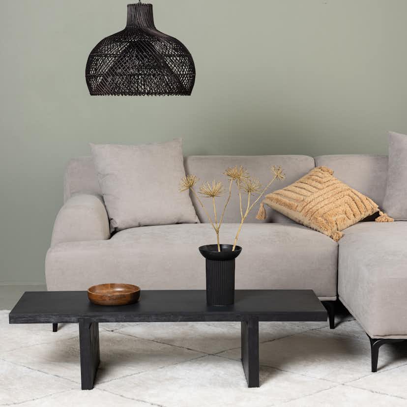 3-sitssoffa Venture Home Viskan med Divan Ljusgrå