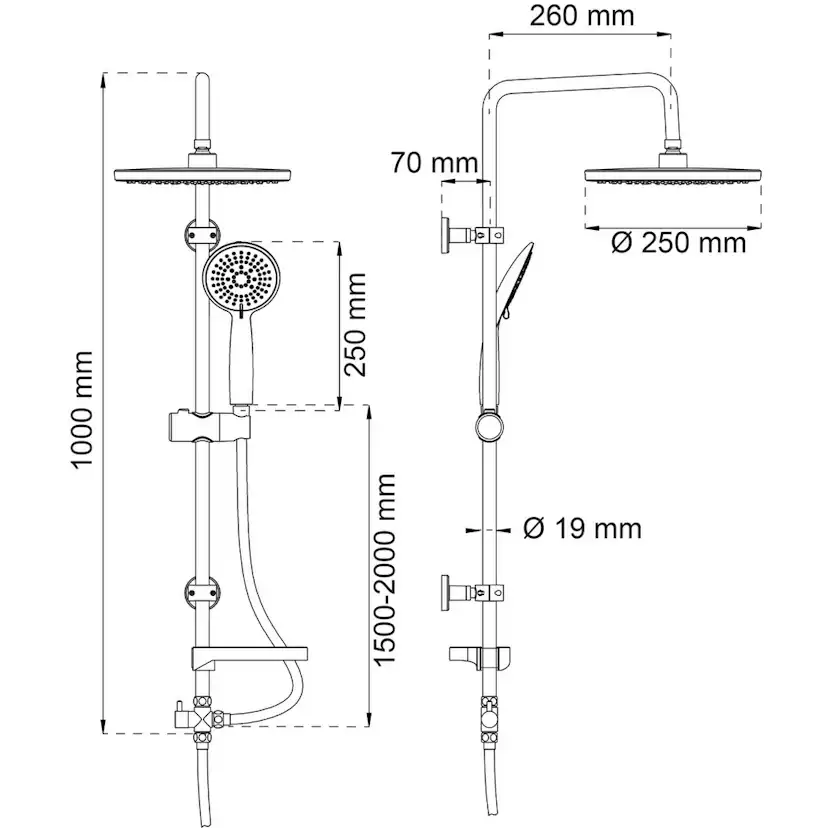 Takduschset Habo Petunia Krom
