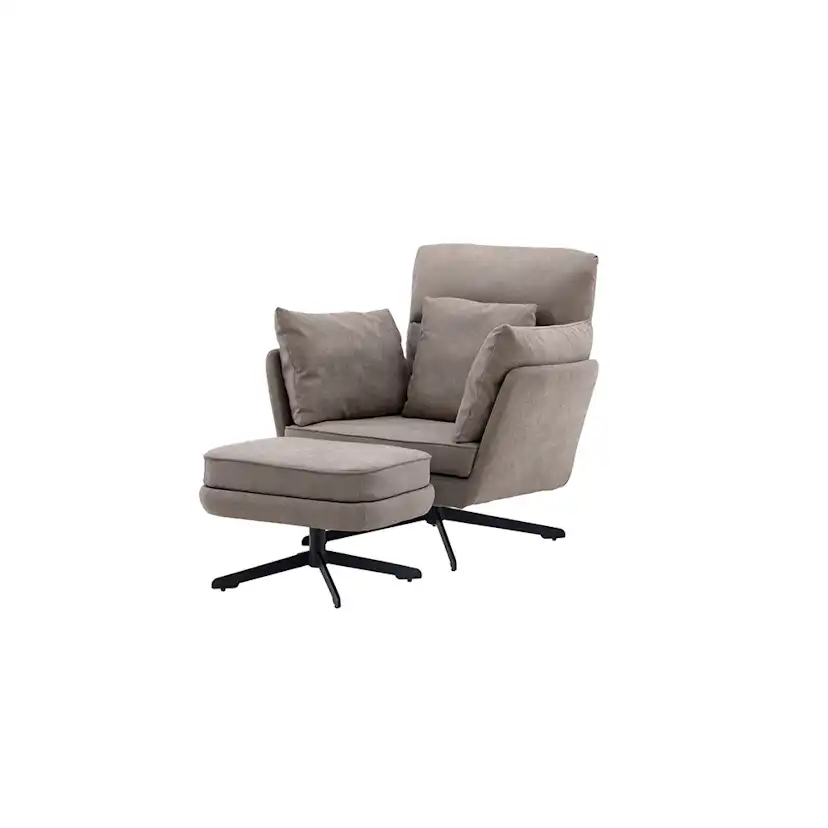 Fåtölj Venture Home Madrid med Fotpall