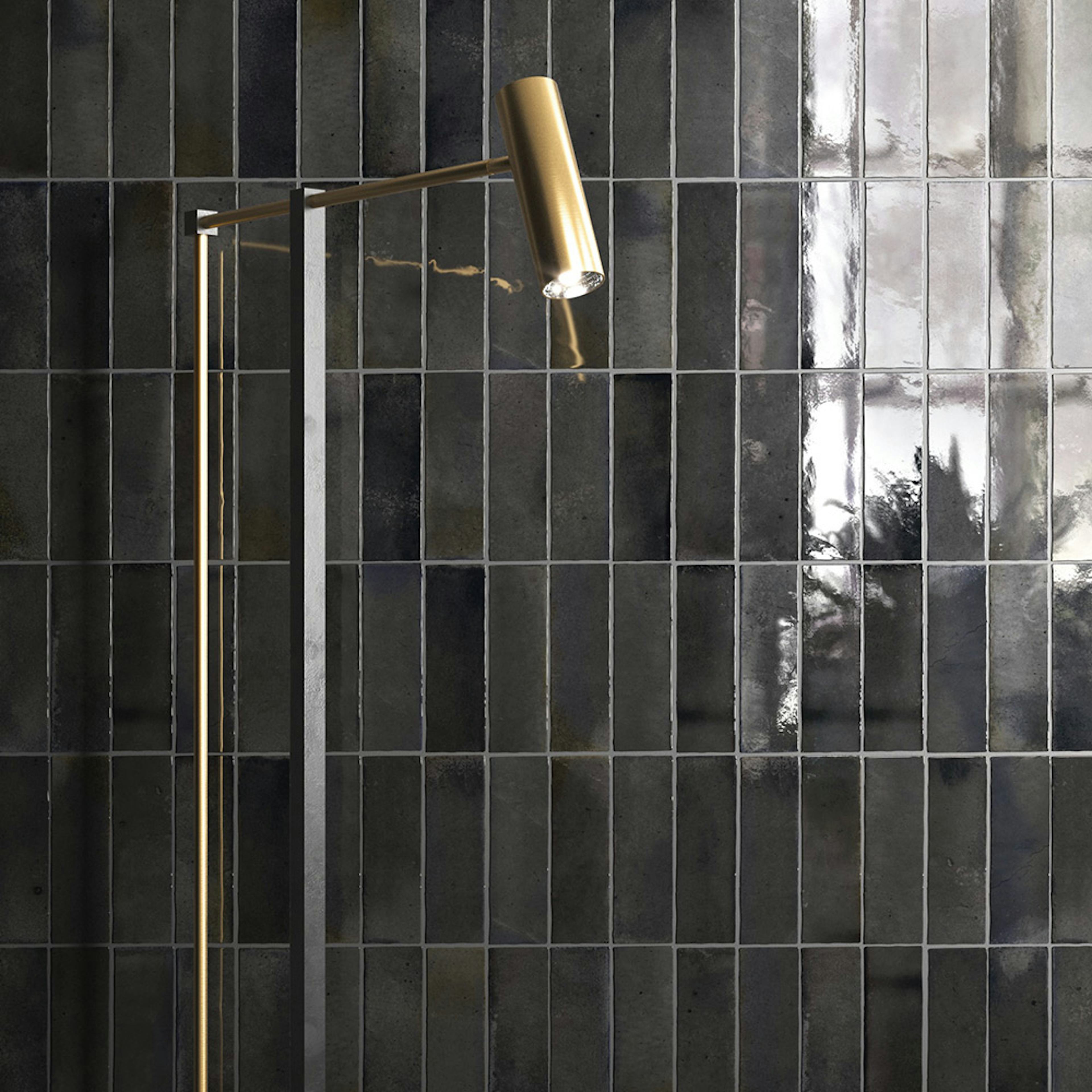 Kakel Lhådös Hanoi Black Ash 6,5x20 cm