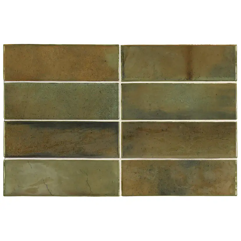 Kakel Lhådös Hanoi Wild Olive 6,5x20 cm