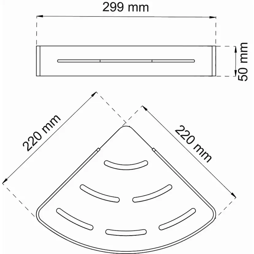 Hörnhylla Habo Lilac