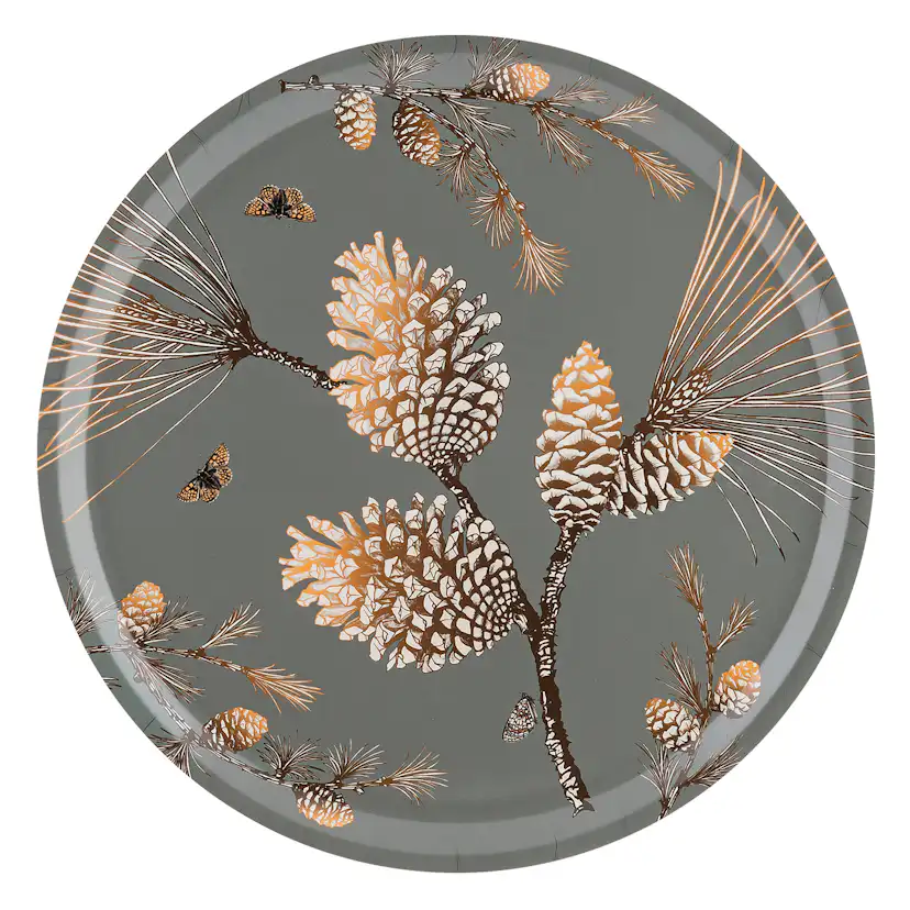 Bricka Åry Trays Pine Cone Rund