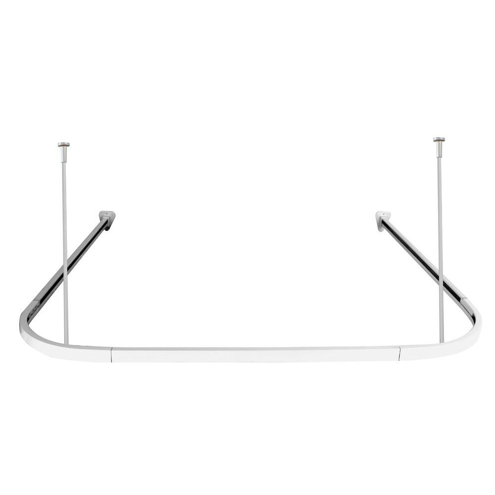 Duschstång Habo Skena 900x900x900 mm Vit