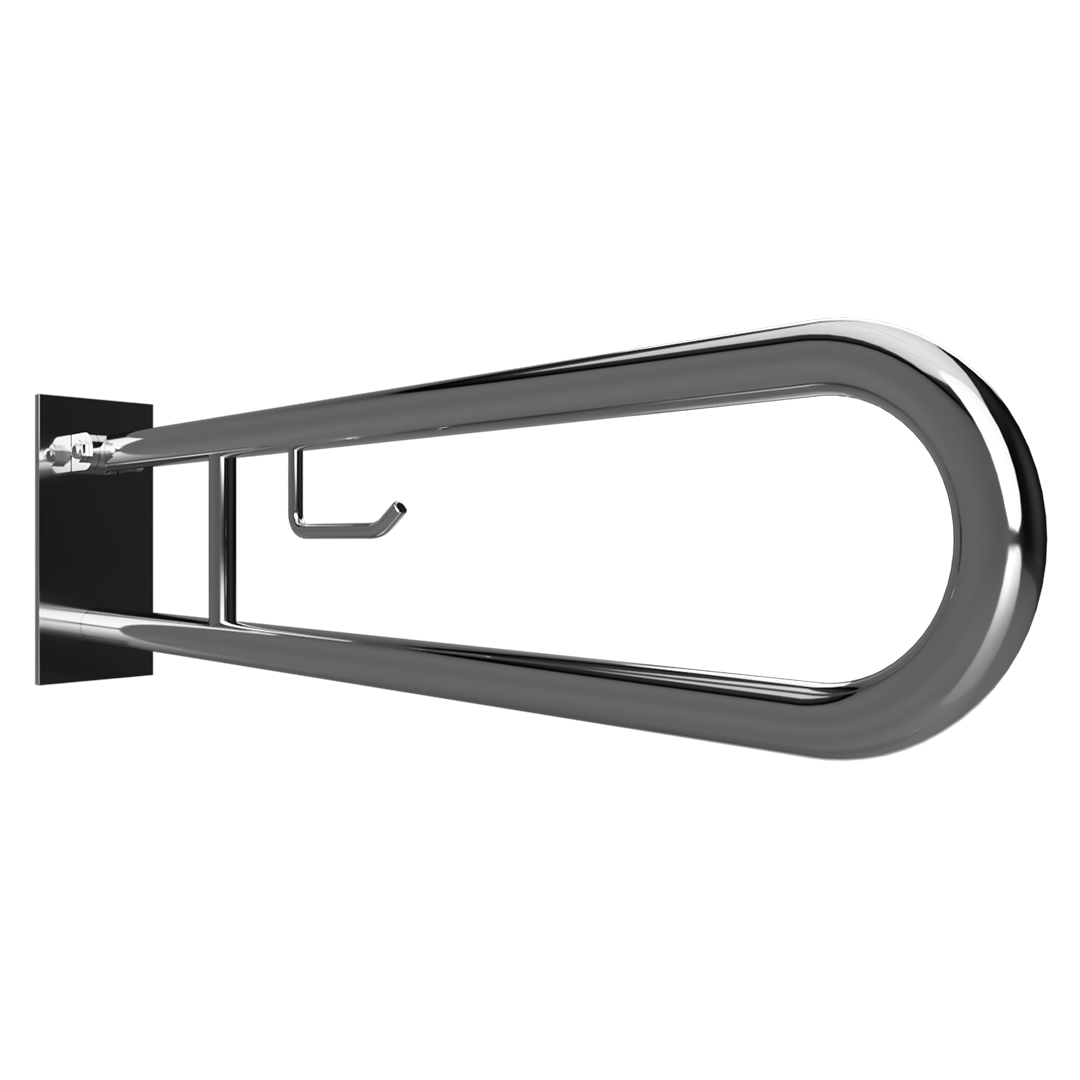 Stödhandtag Bemeta Help Med toalettpappershållare 829 mm