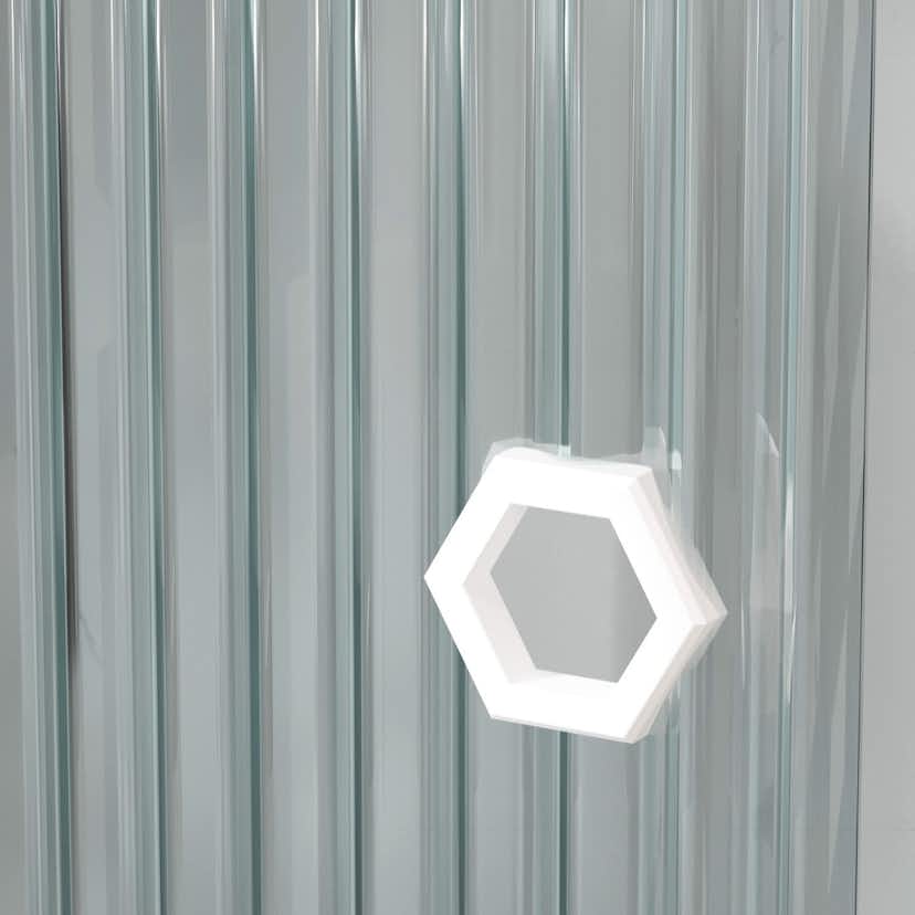 Duschhörn Hietakari Forma 369 Fast Vägg och Vikbar Dörr