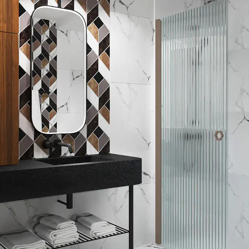 Duschdörr Hietakari Forma 302 Vändbar