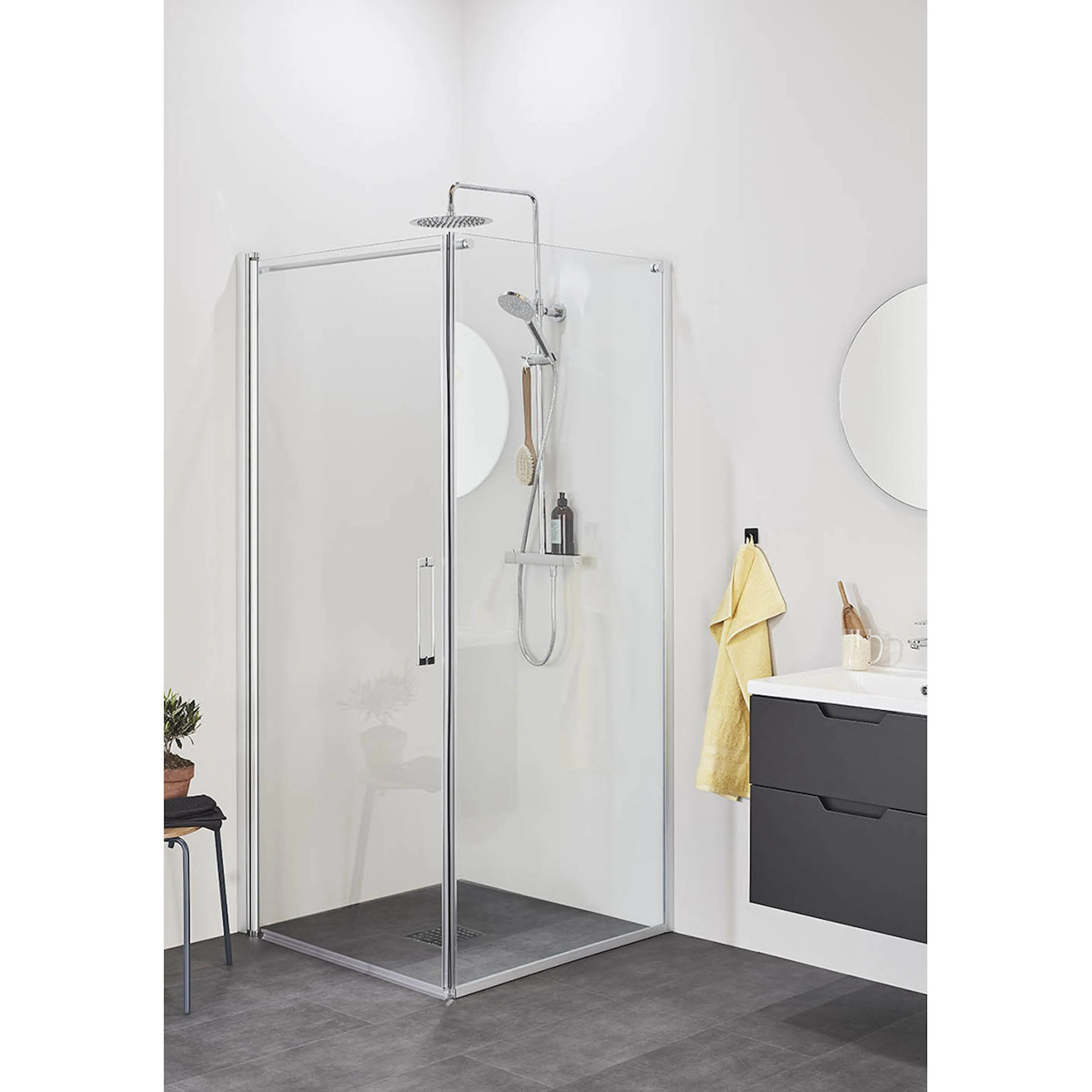 Duschhörn Noro Frost Concept Klarglas