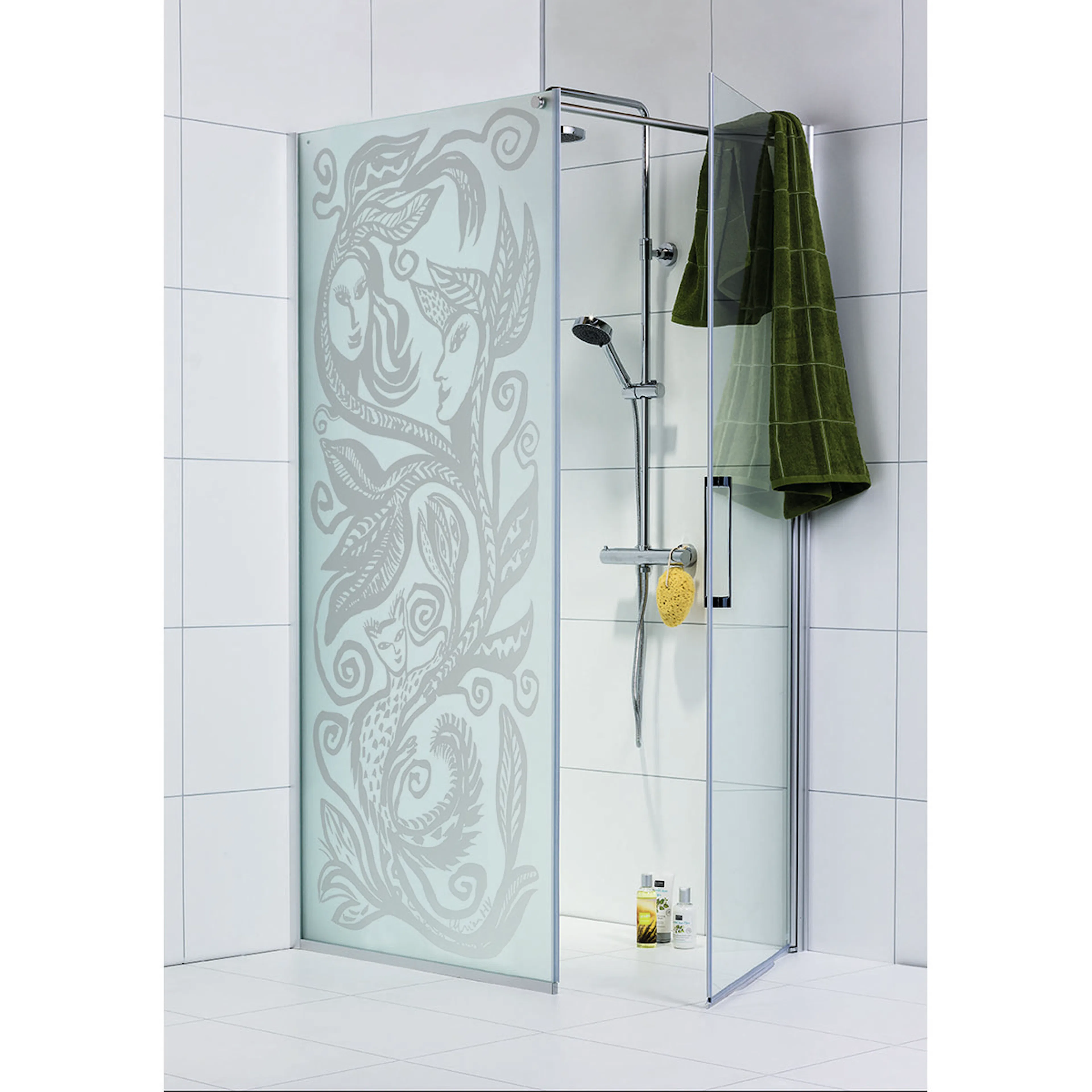 Duschhörn Noro Frost Concept Happy+Klarglas