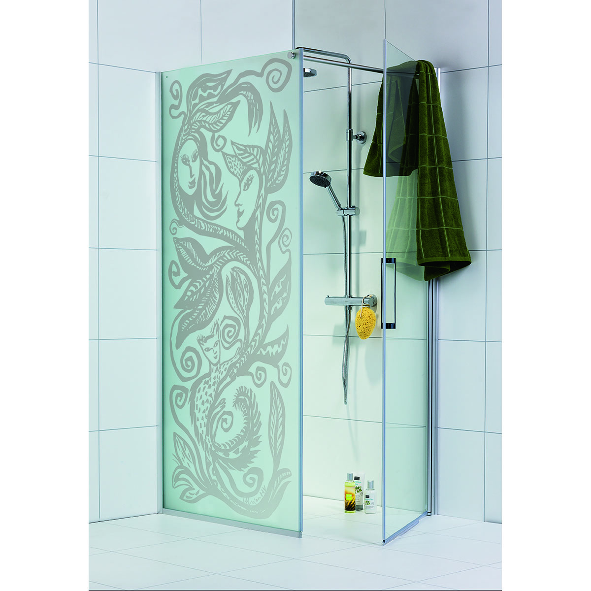 Duschhörn Noro Frost Concept Happy+Klarglas