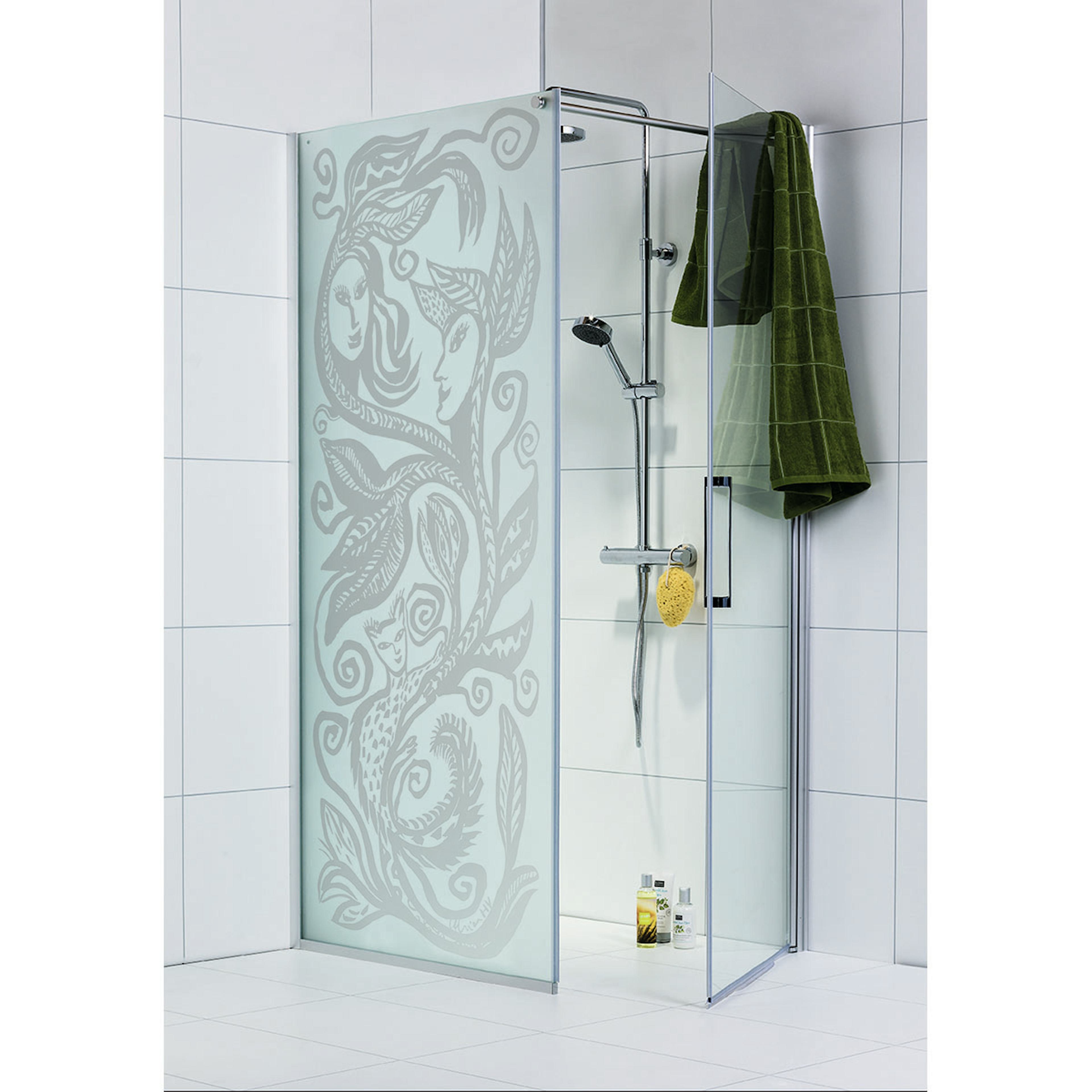 Duschhörn Noro Frost Concept Happy+Klarglas