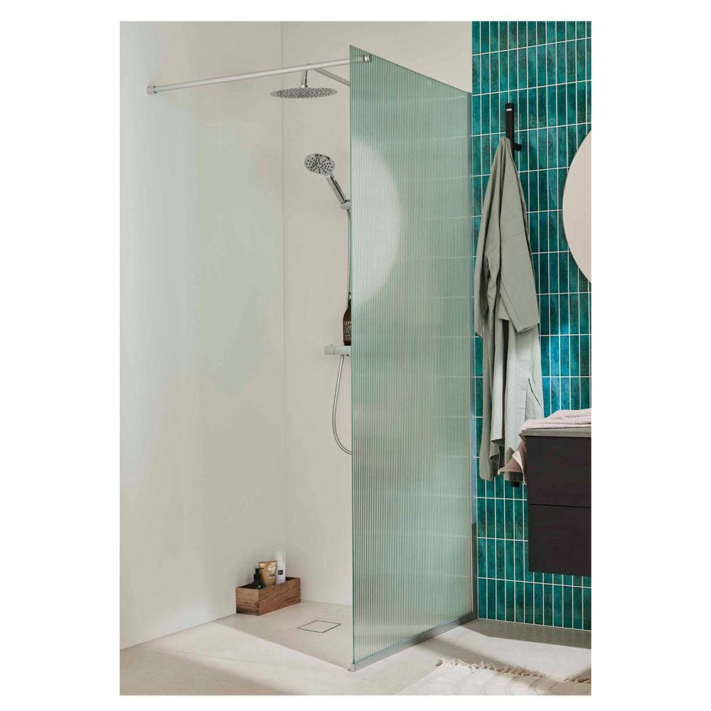 Duschvägg Noro Frost 90 Linjeglas