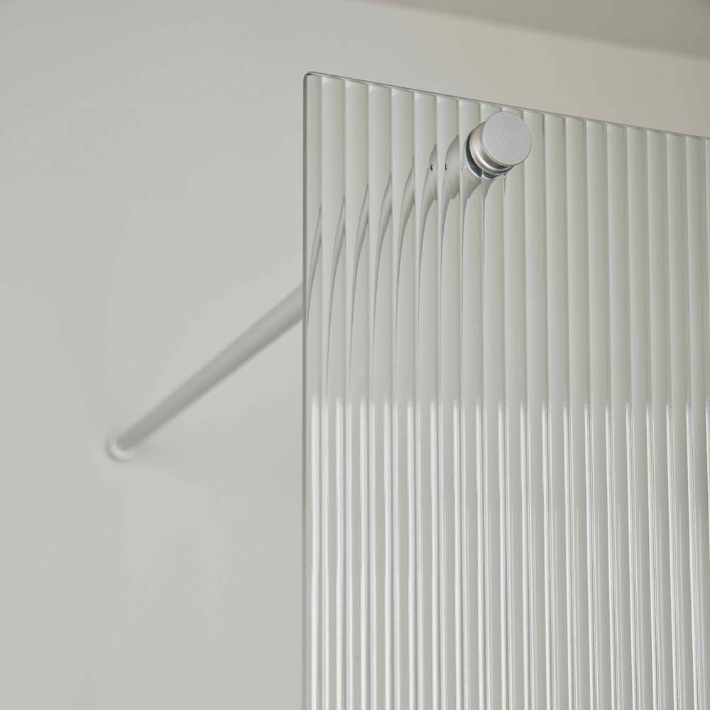 Duschvägg Noro Frost 115 Linjeglas