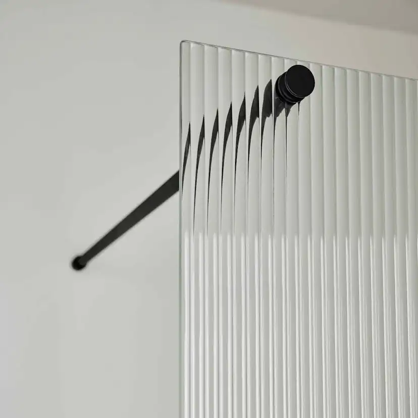 Duschvägg Noro Frost 90 Linjeglas