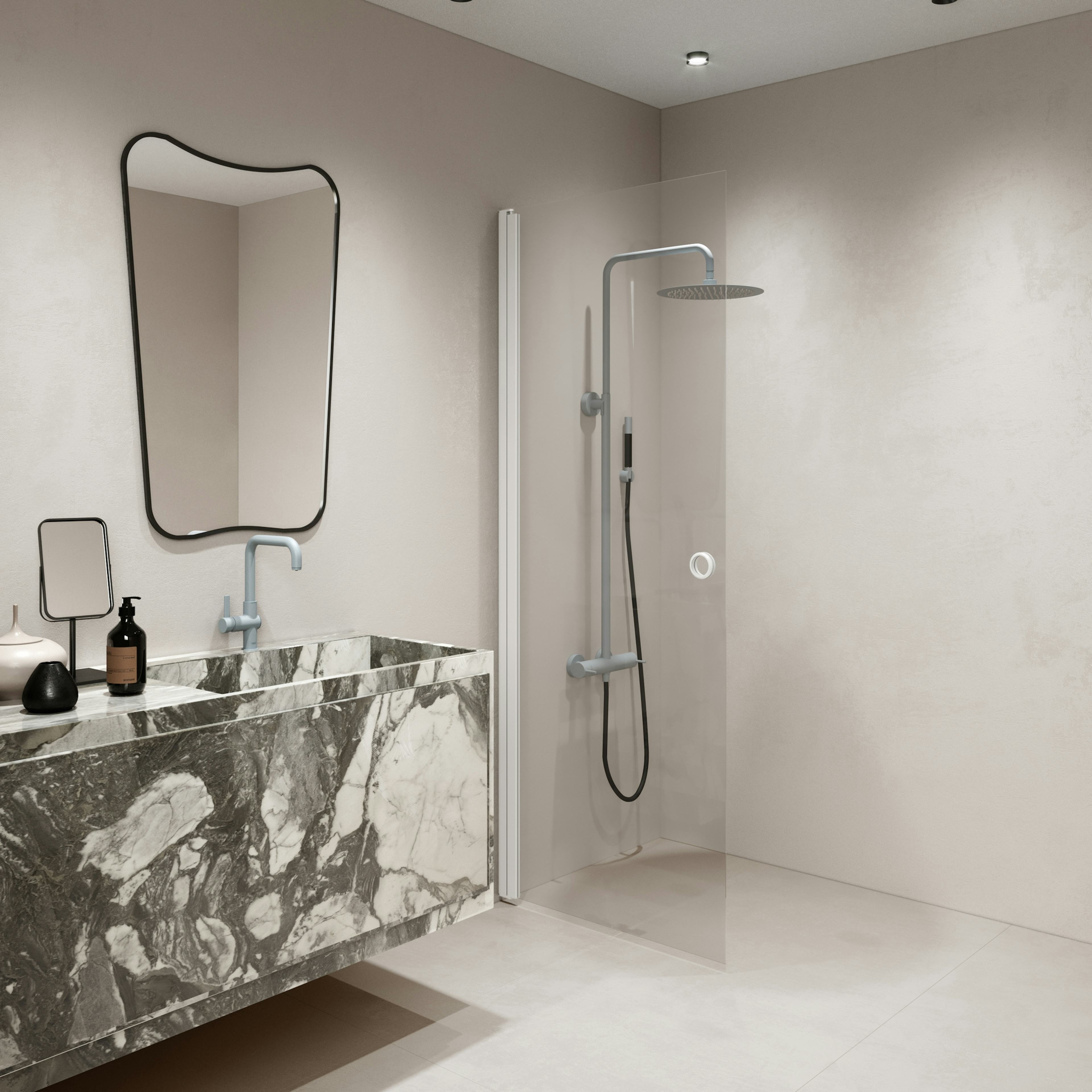 Duschdörr Hietakari Forma 302 Vändbar