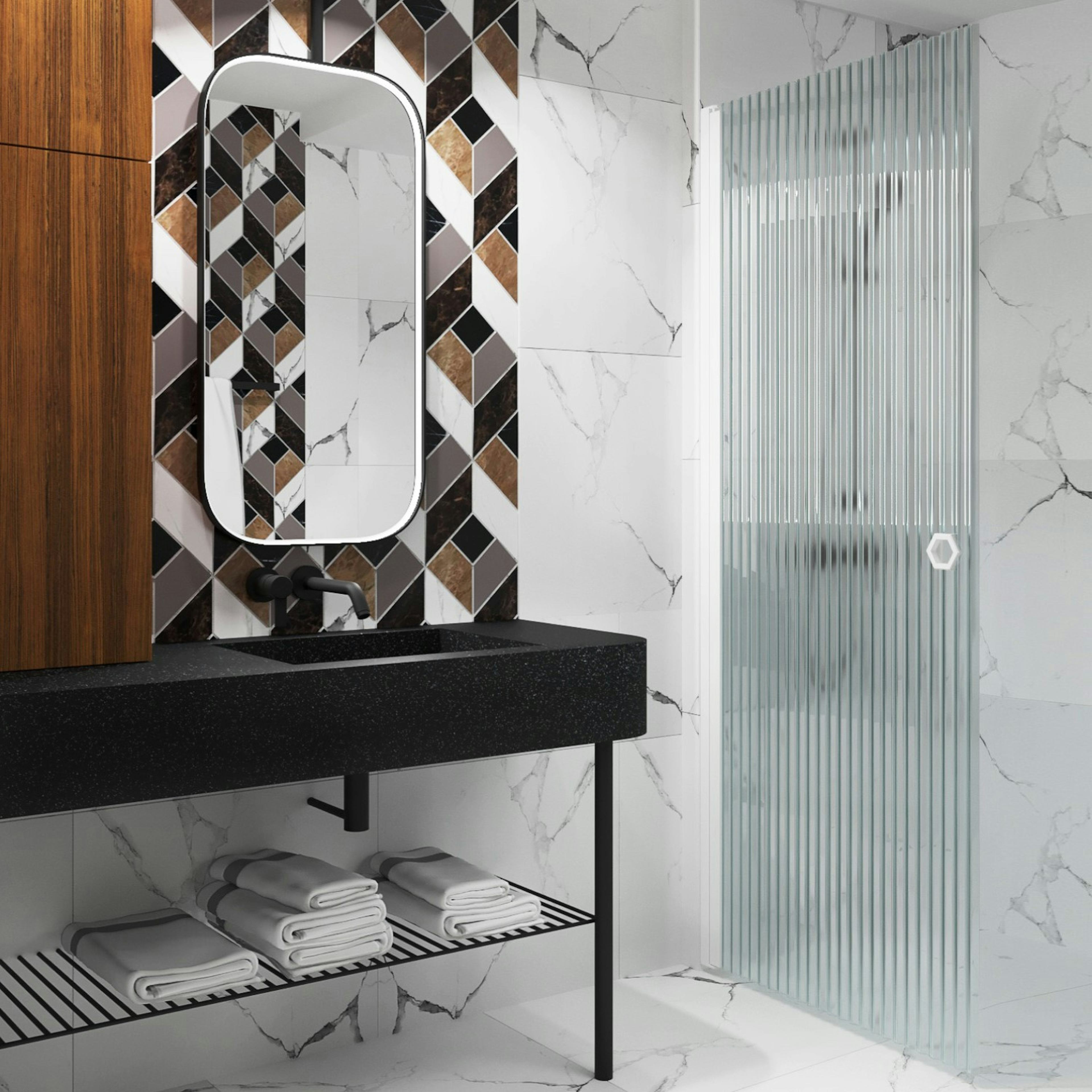 Duschdörr Hietakari Forma 302 Vändbar