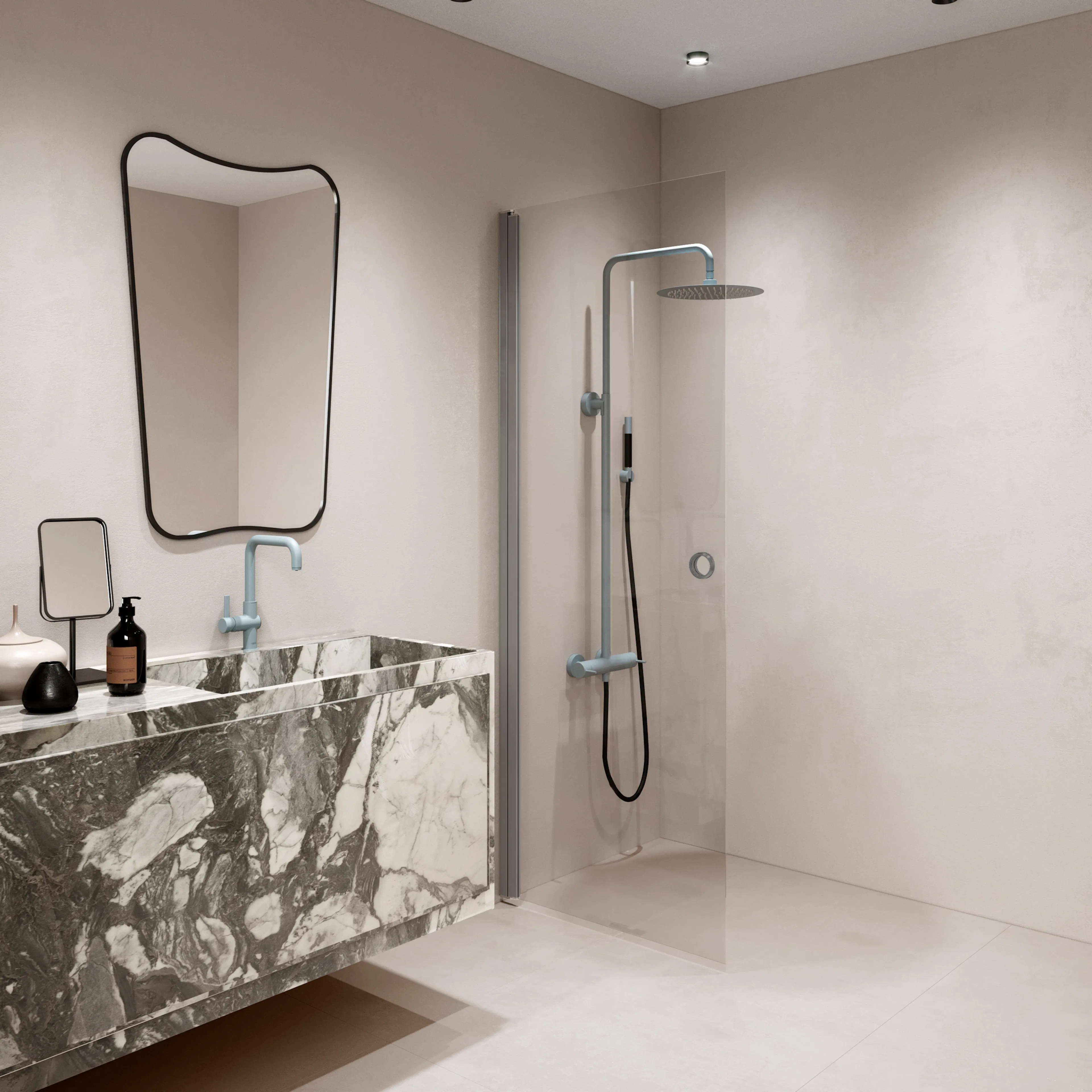 Duschdörr Hietakari Forma 302 Vändbar