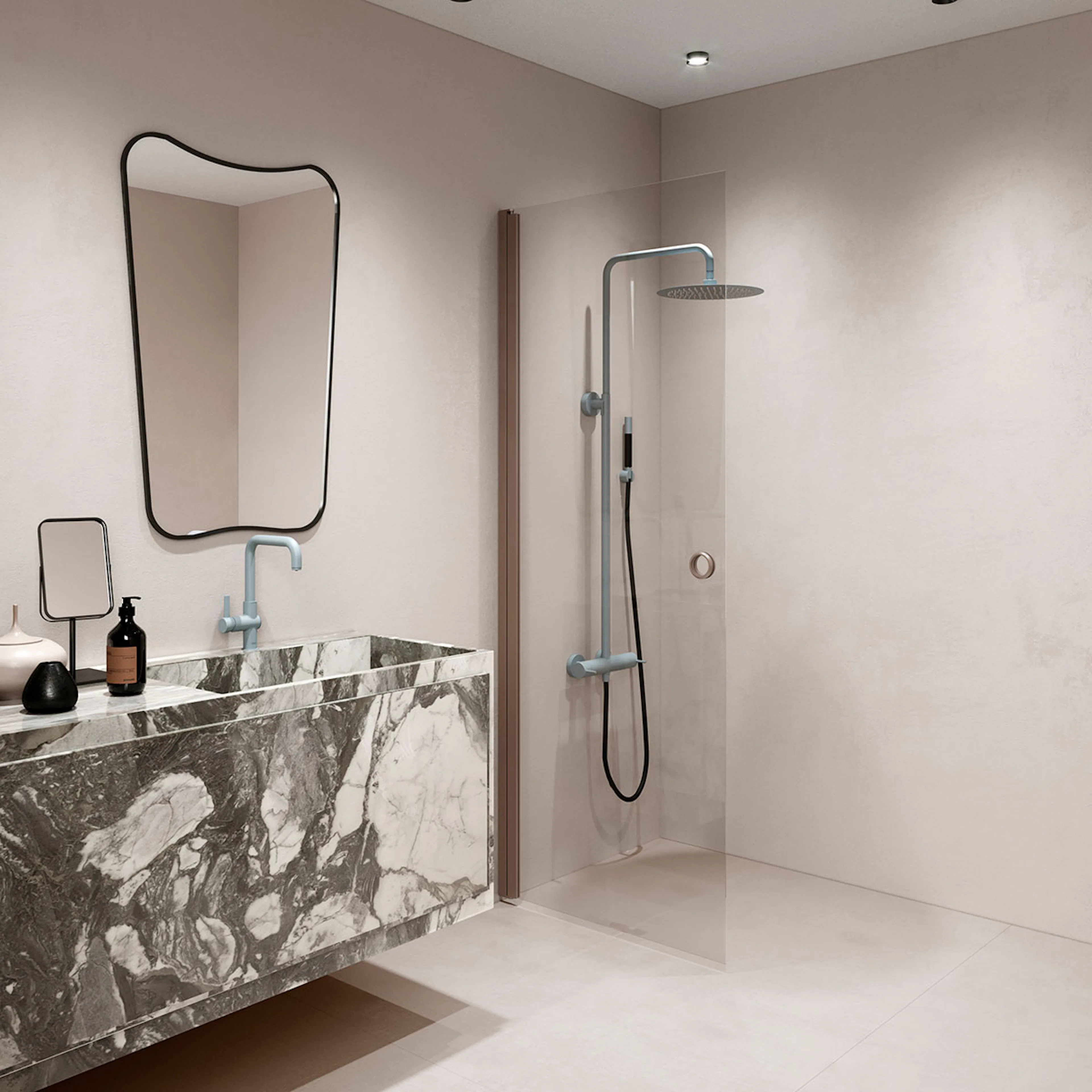 Duschdörr Hietakari Forma 302 Vändbar