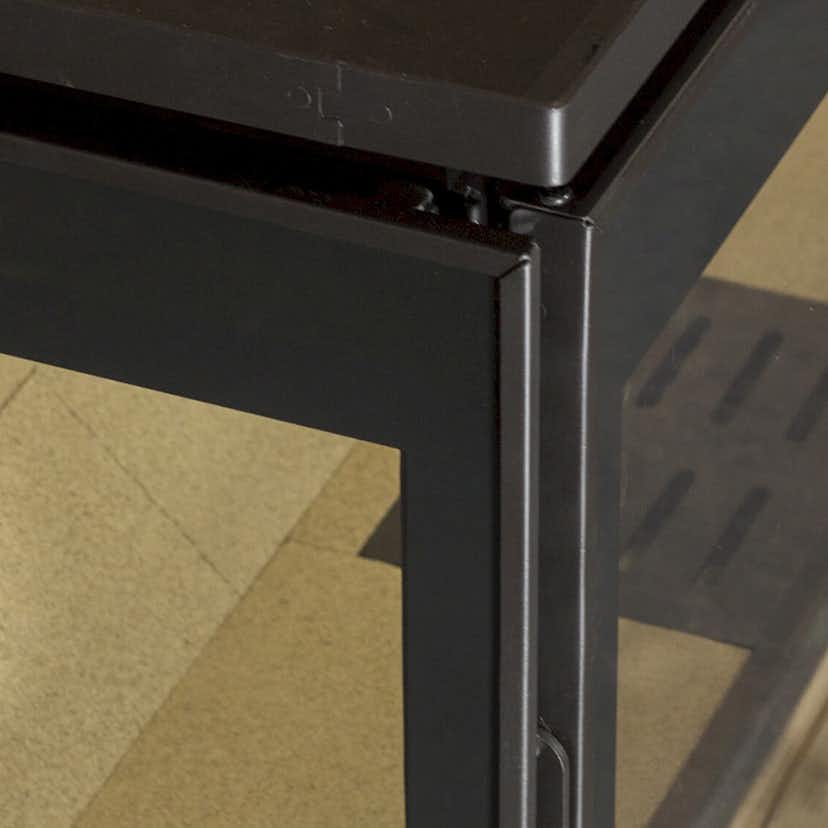 Braskamin Lacunza Adour 600 CLID Med Konvektionsfläk 3-glas i Stål