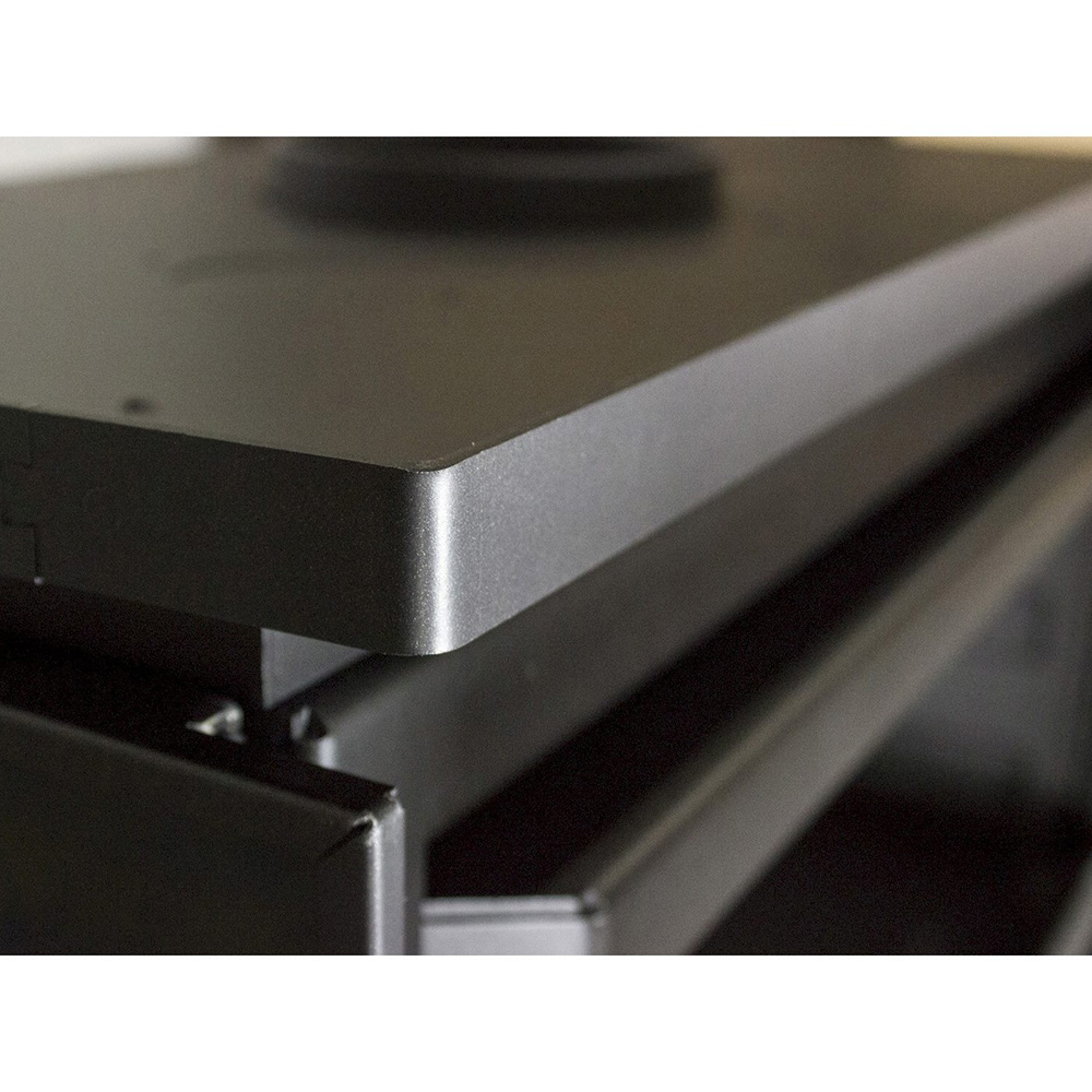 Braskamin Lacunza Adour med Glas på Framsida och Båda Sidor