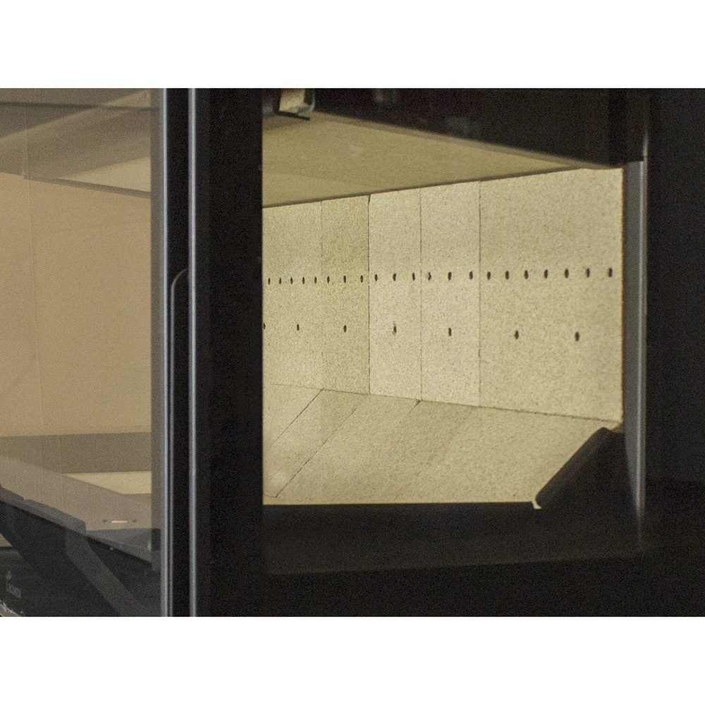 Braskamin Lacunza Adour med Glas på Framsida och Båda Sidor