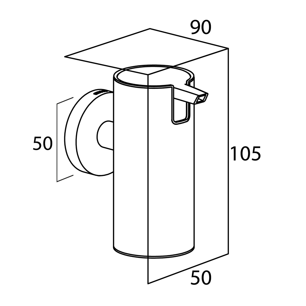 Tvåldispenser Tiger Boston X-Small