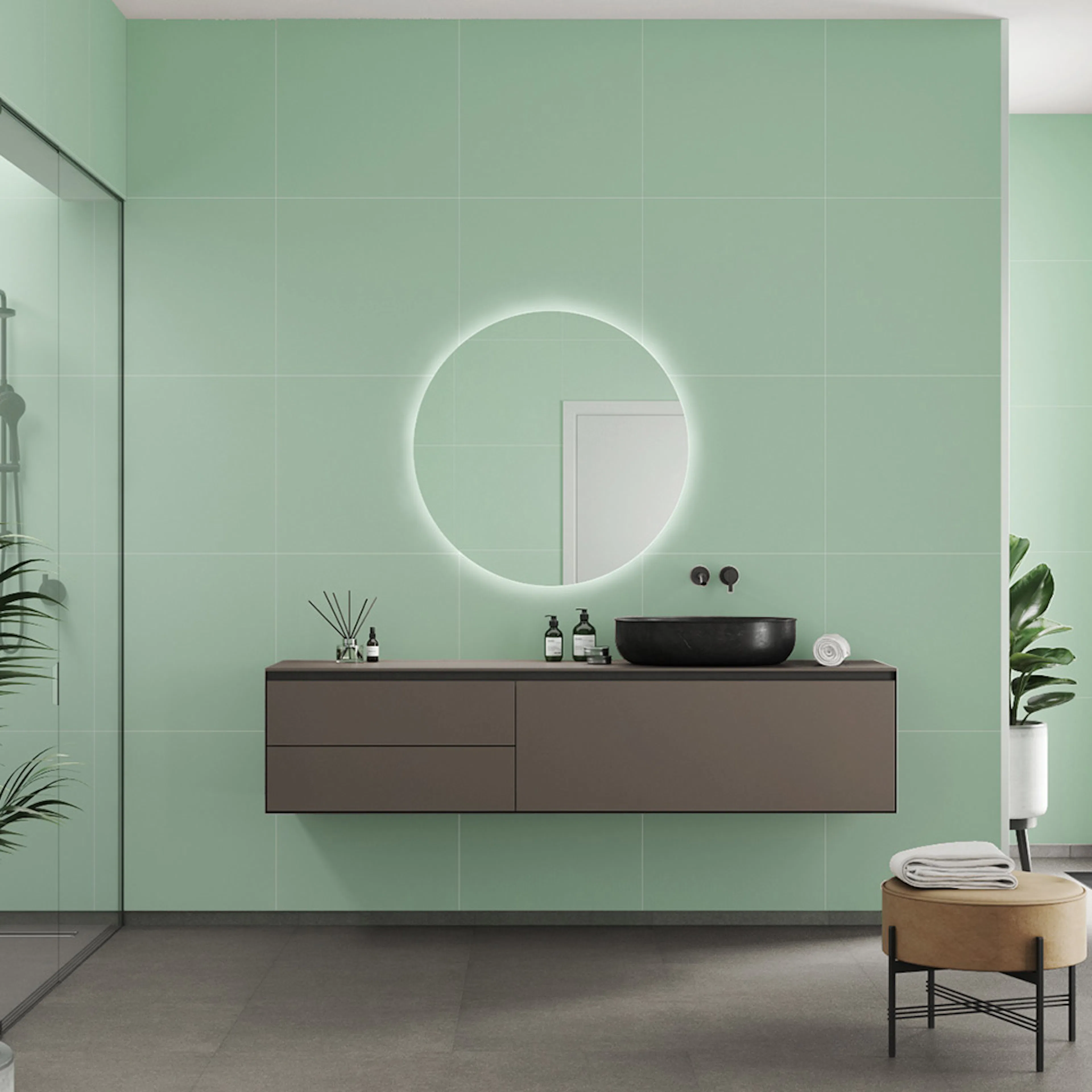 Våtrumsskiva Fibo 3085-LM6060 EM Light Green 10x620x3020 mm