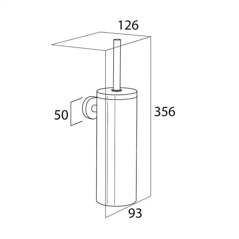 Toalettborste Tiger Boston