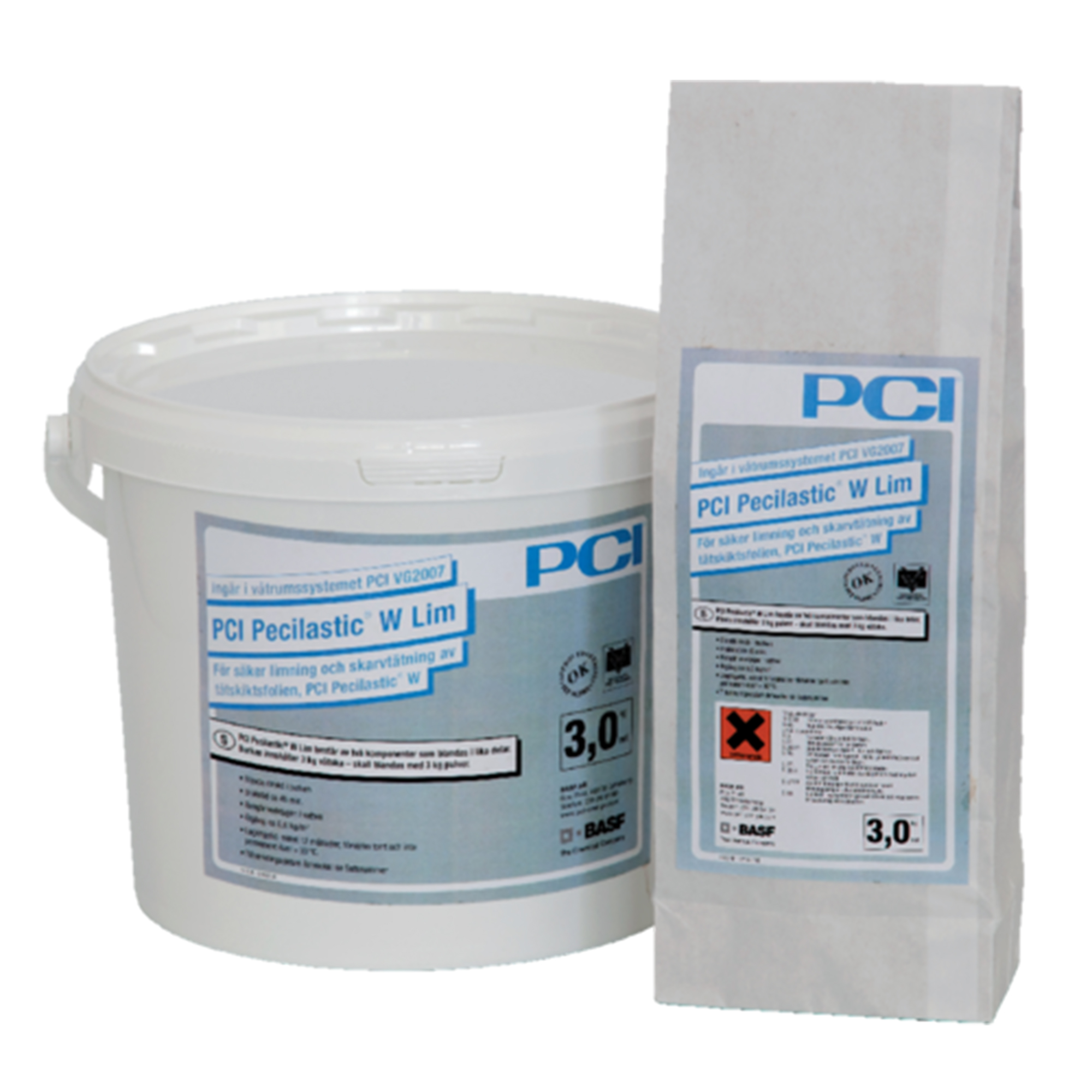 Tätskikt PCI Pecilastic W Lim Pulver 3 kg