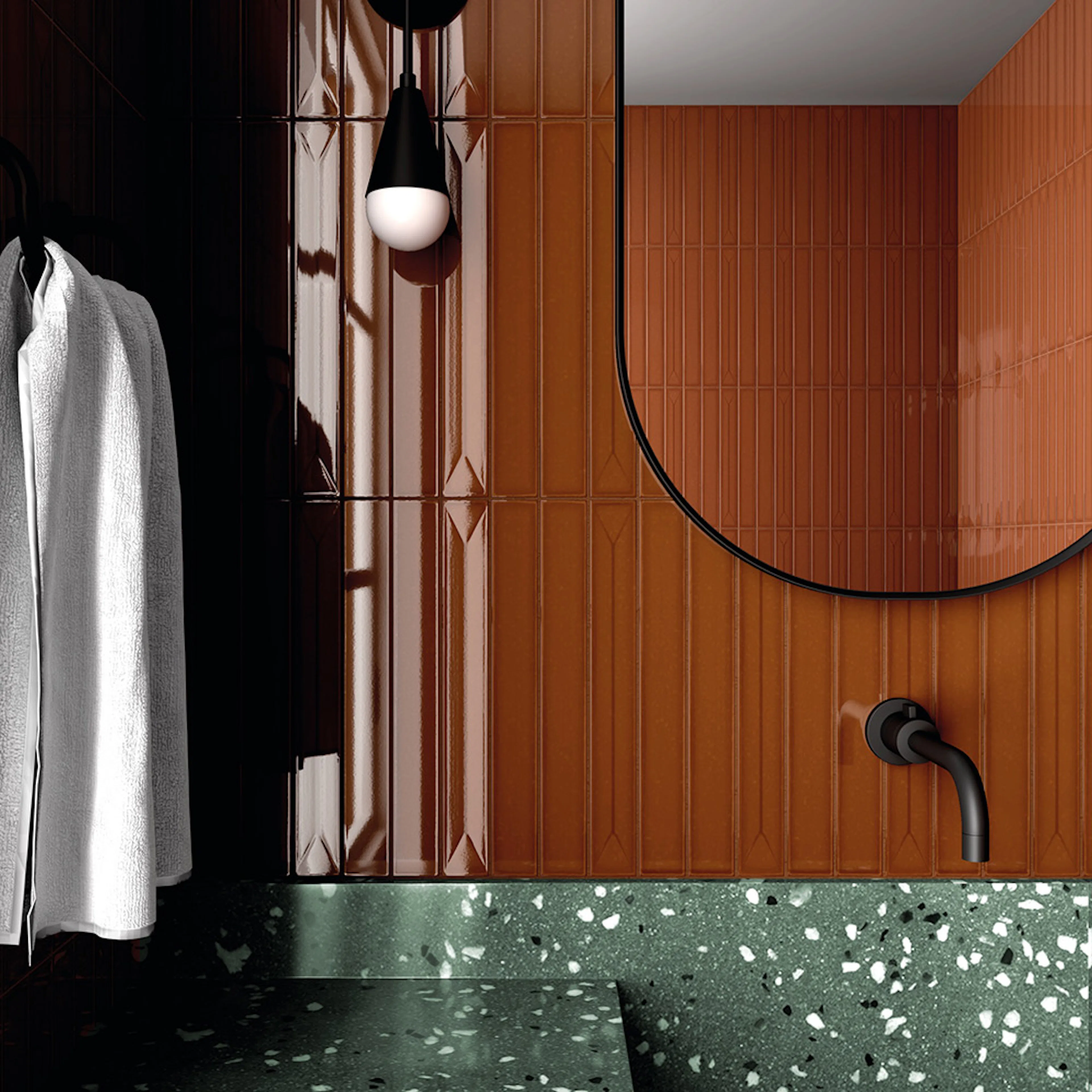 Klinker Lhådös Vitral Caramel 5x40 cm