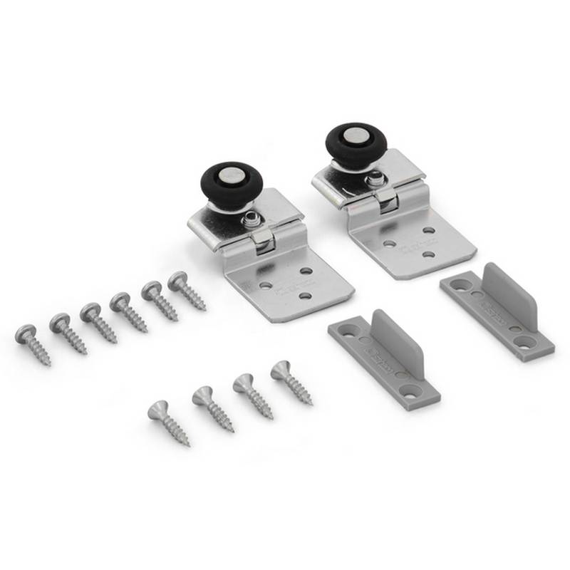 Beslagssats Habo SF-20 Komplett Hjultsats för Skjutdörrsskena SF-20