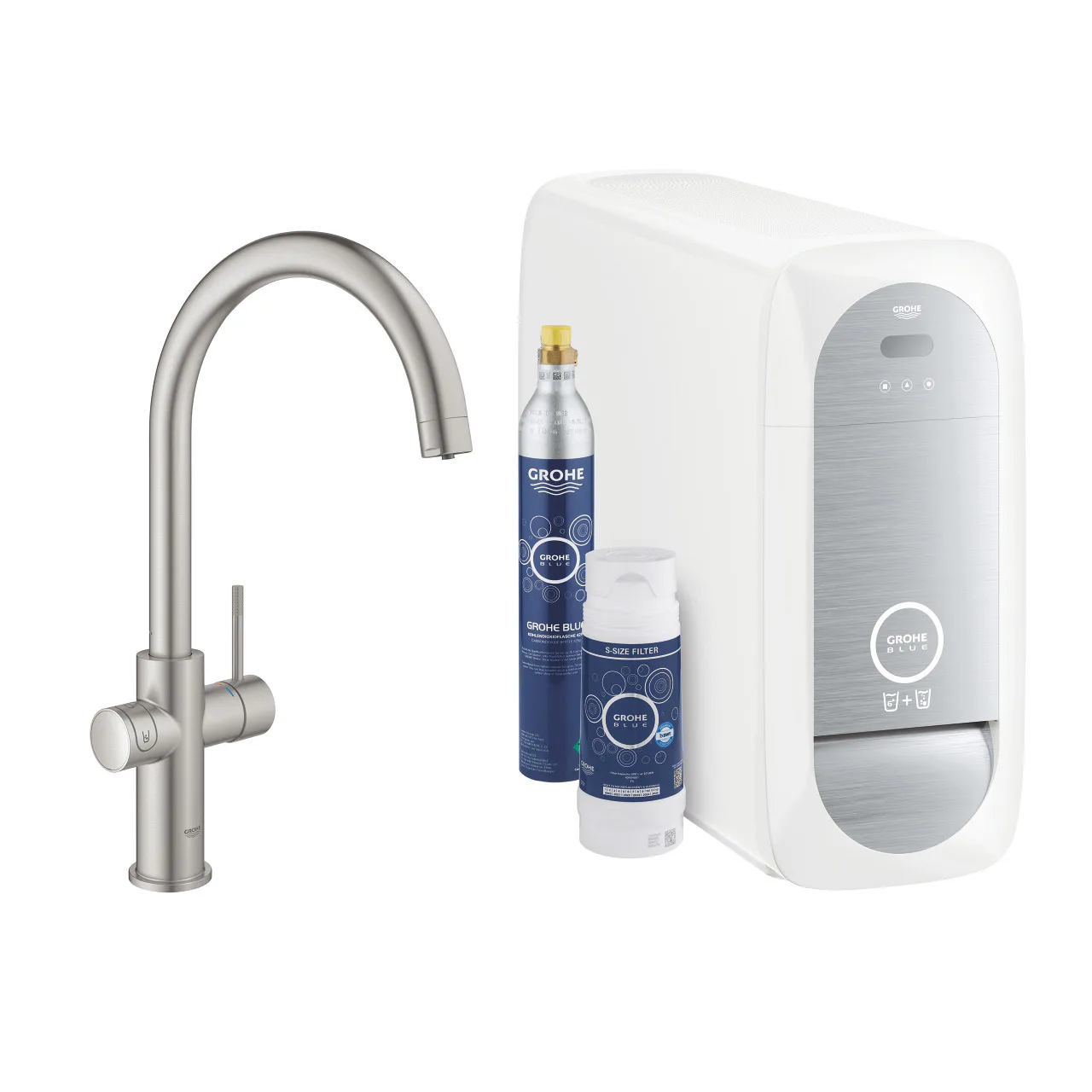 Köksblandare Grohe Blue Home C-pip Starter Kit Bluetooth