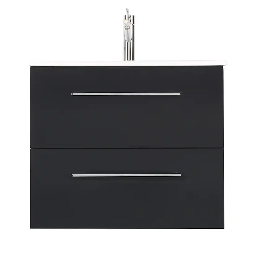 Tvättställsskåp Arredo Spirit Svart