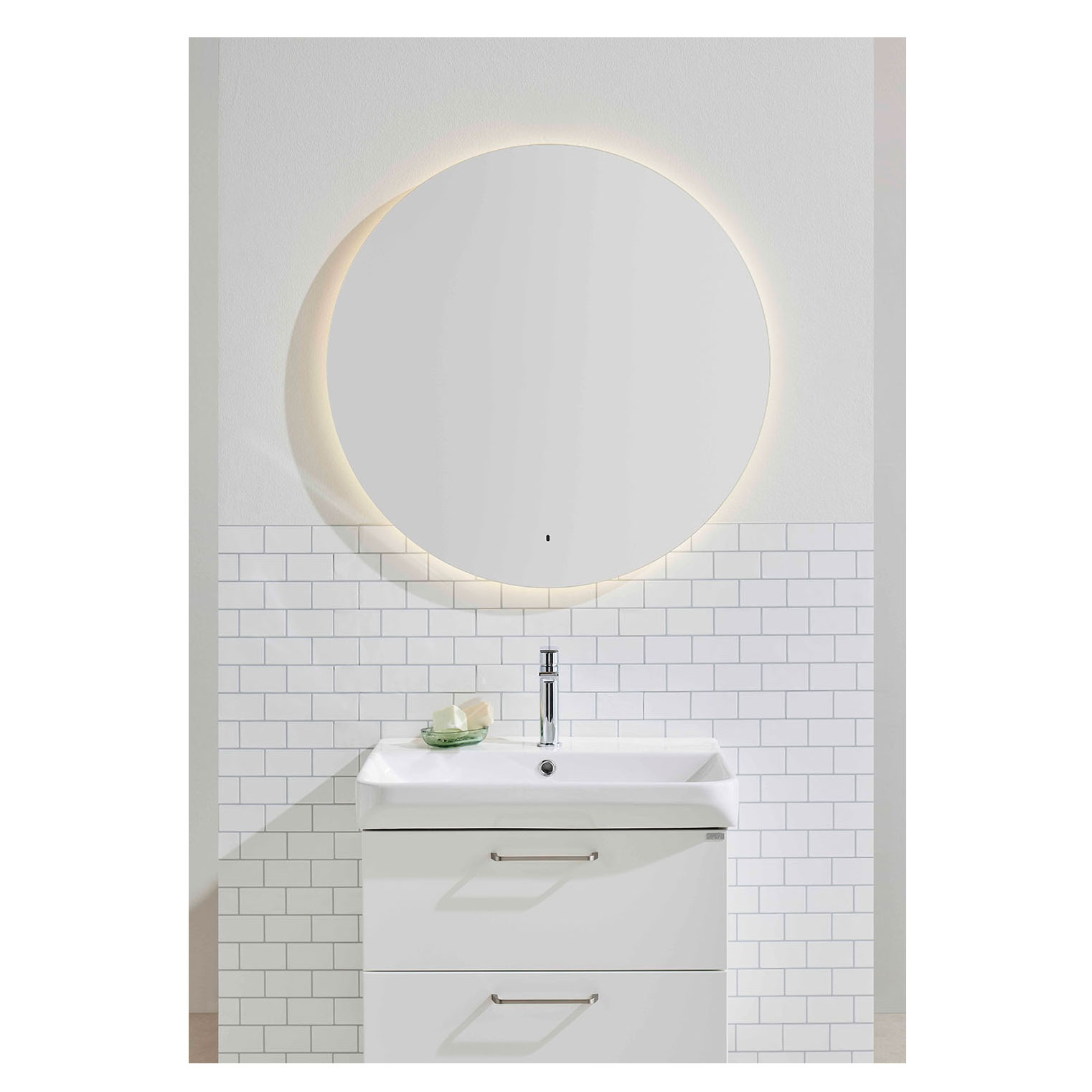 Spegel Noro Glow Round 800