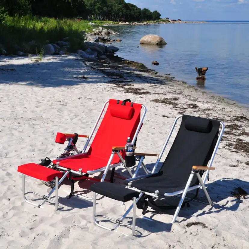 Friluftsstol Fritab Roxy med Kylbag och Mobilficka Utomhus
