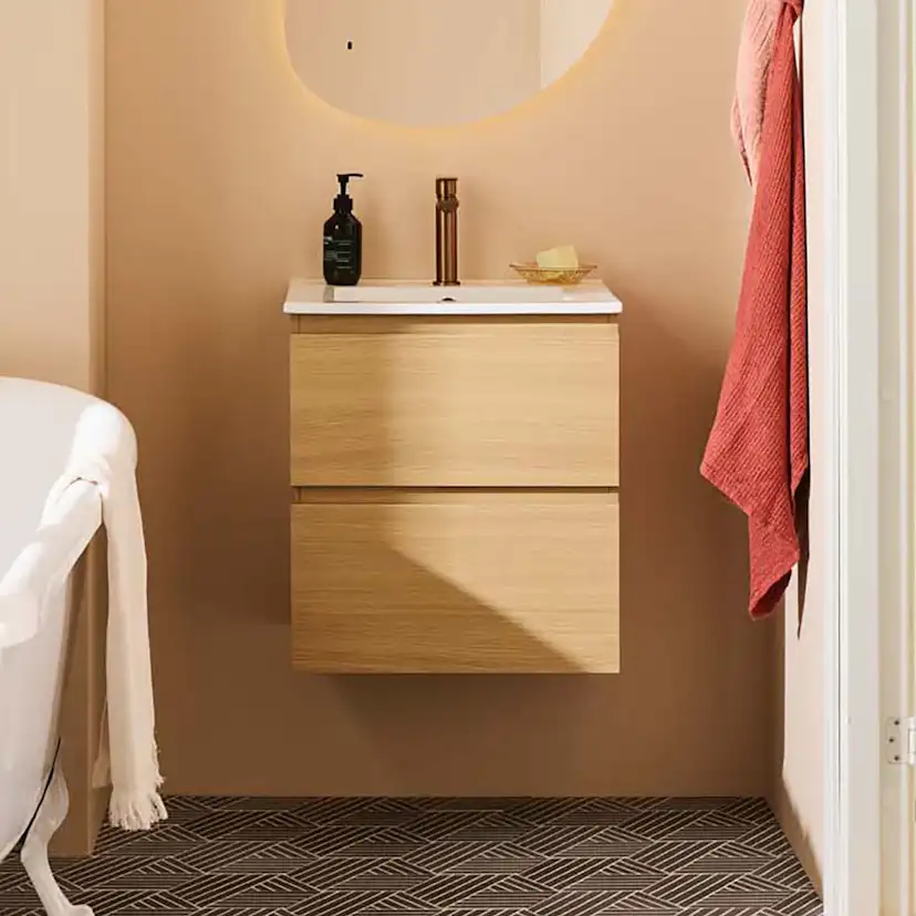 Tvättställsskåp Noro Vega med Tvättställ