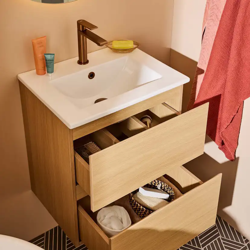 Tvättställsskåp Noro Vega med Tvättställ