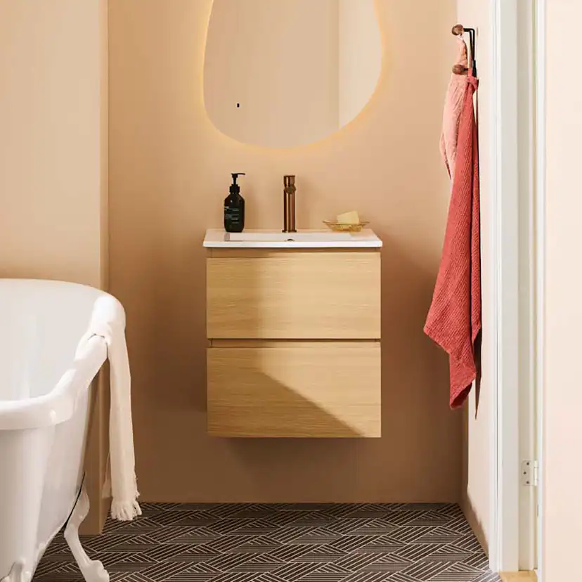 Tvättställsskåp Noro Vega med Tvättställ