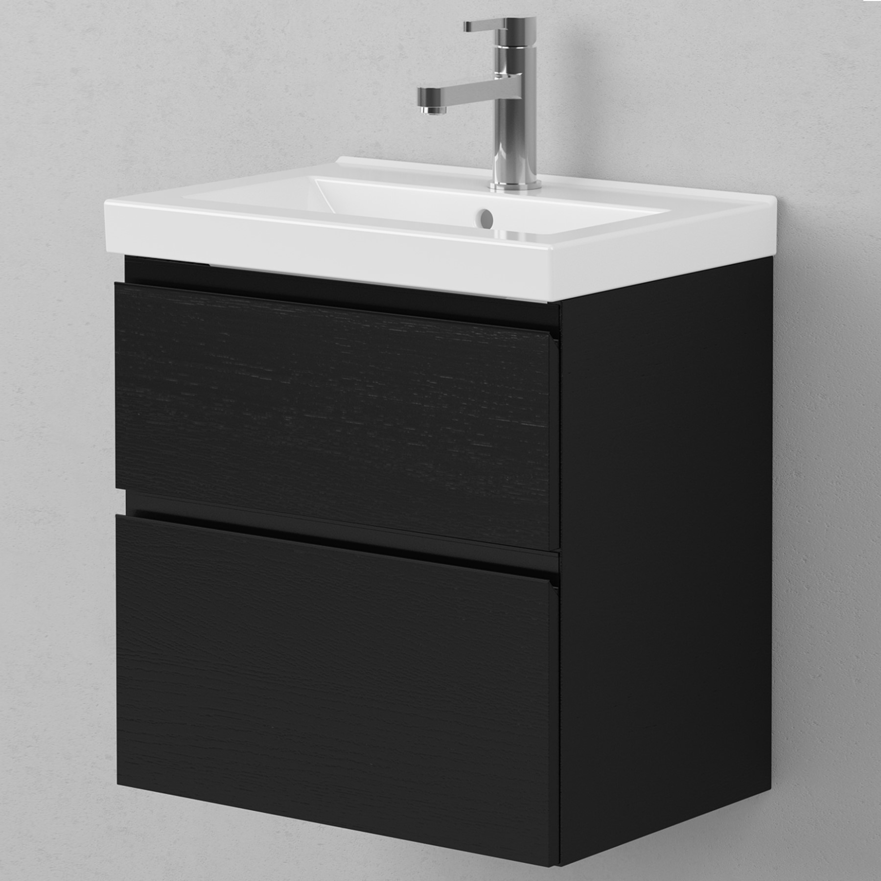 Tvättställsskåp INR Viskan Grip med 2 Lådor