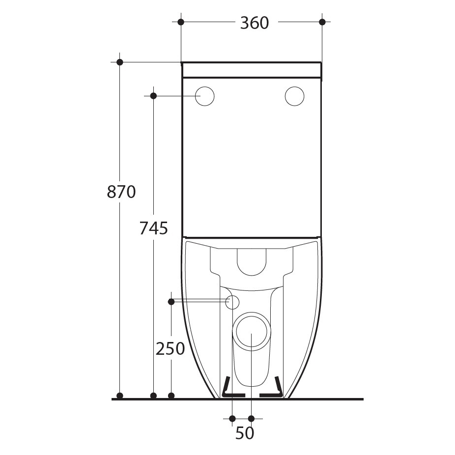 Toalettstol Lavabo Flo